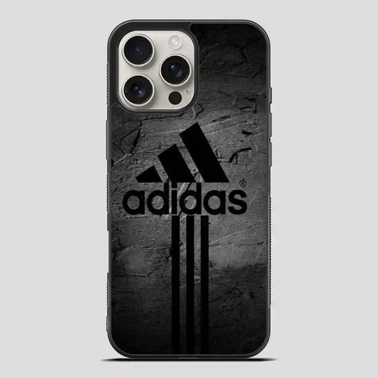 Adidas Logo Black iPhone 16 Pro Max Case