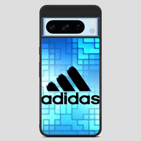 Adidas Logo Blue Google Pixel 8 Pro Case