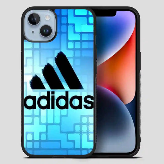 Adidas Logo Blue iPhone 14 Plus Case