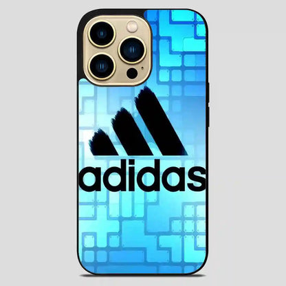 Adidas Logo Blue iPhone 14 Pro Max Case