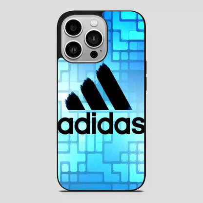 Adidas Logo Blue iPhone 14 Pro Case