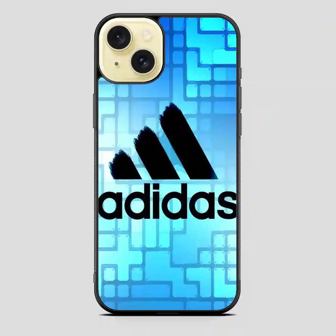 Adidas Logo Blue iPhone 15 Plus Case