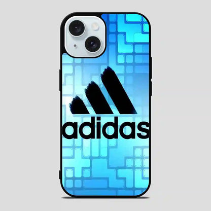 Adidas Logo Blue iPhone 15 Case