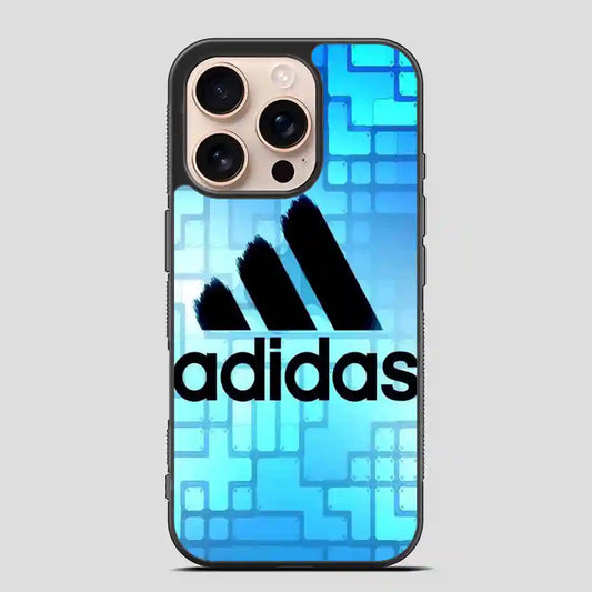 Adidas Logo Blue iPhone 16 Pro Case