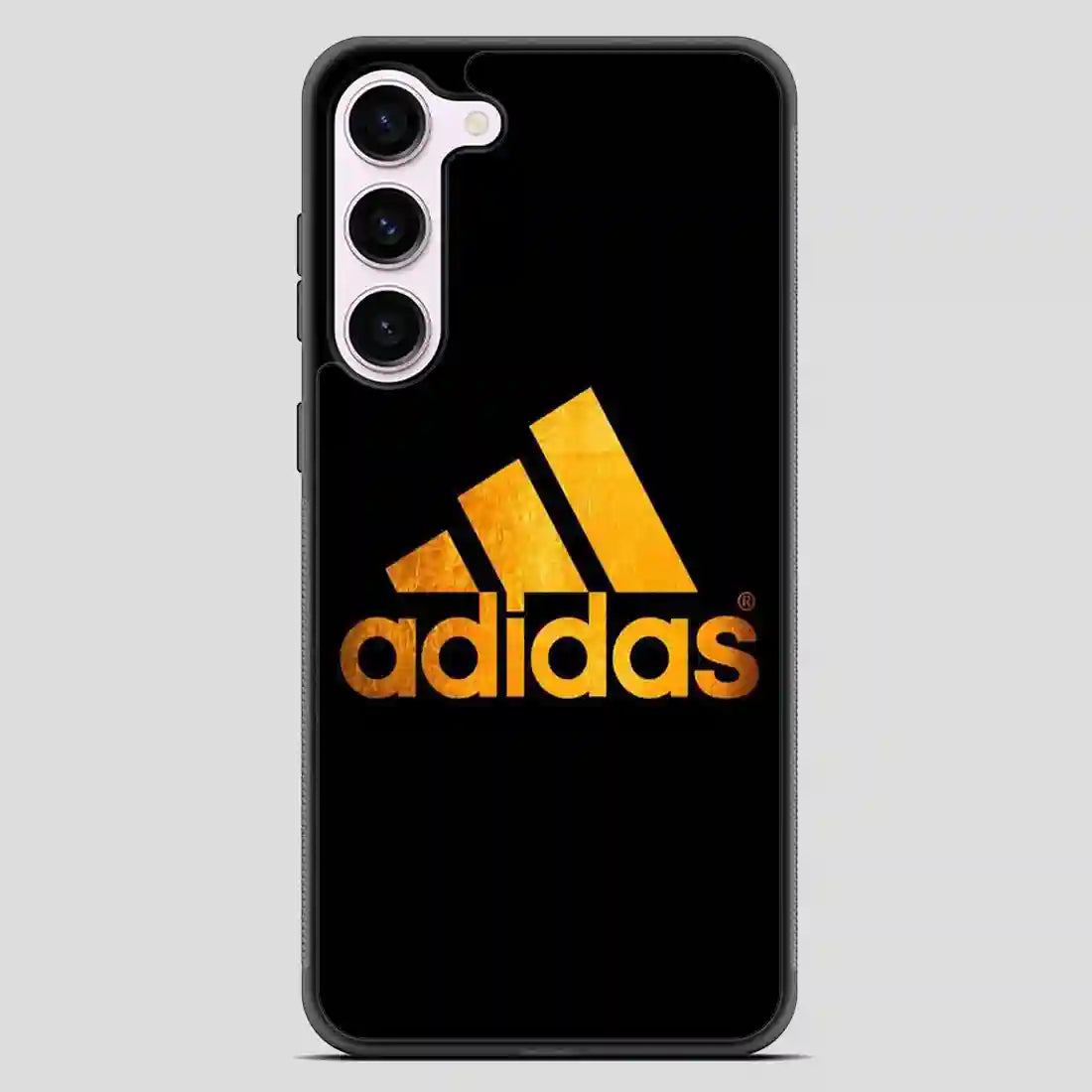 Adidas Logo Gpld Black Samsung Galaxy S23 Case