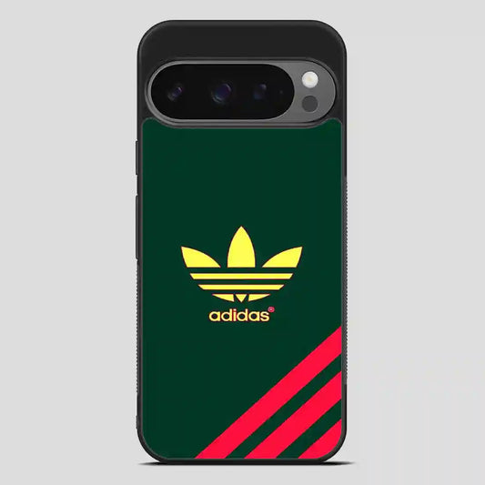 Adidas Logo Green Google Pixel 9 Pro Case