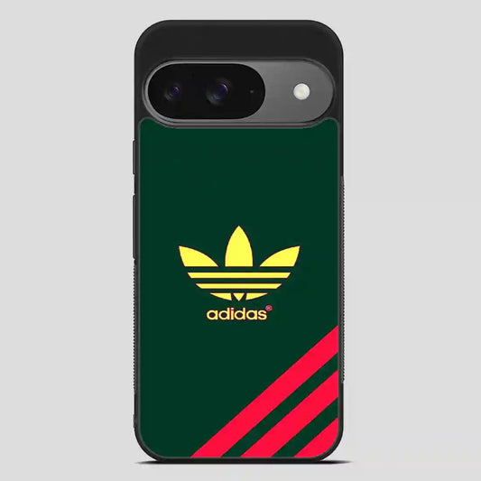 Adidas Logo Green Google Pixel 9 Case