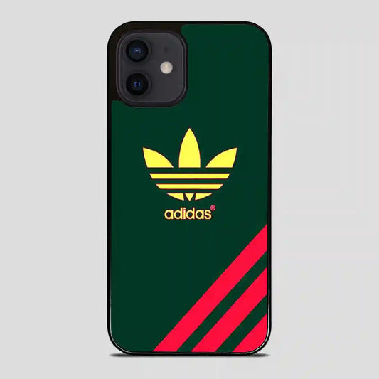 Adidas Logo Green iPhone 12 Mini Case