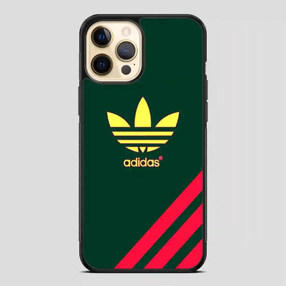 Adidas Logo Green iPhone 12 Pro Case