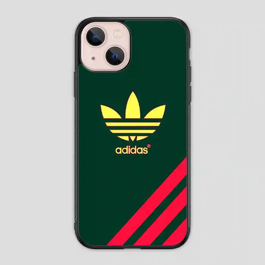 Adidas Logo Green iPhone 13 Mini Case