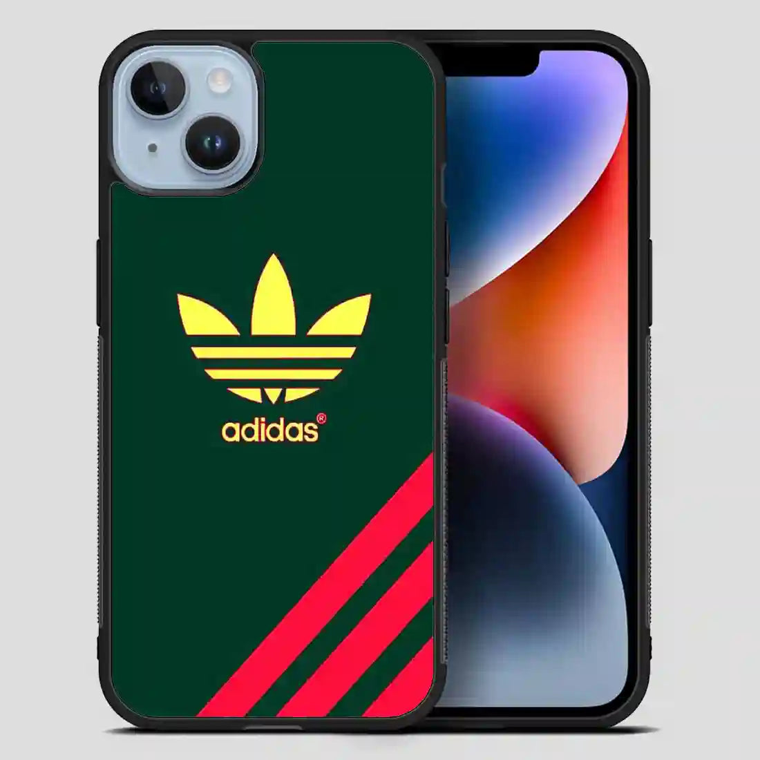 Adidas Logo Green iPhone 14 Plus Case