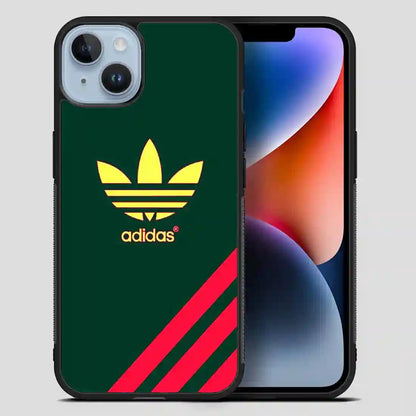 Adidas Logo Green iPhone 14 Plus Case