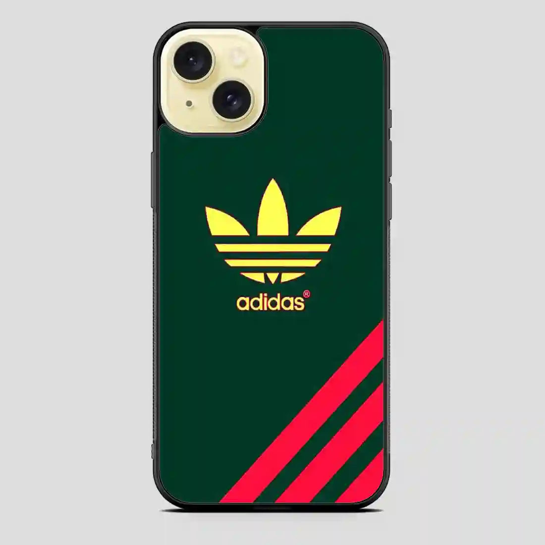 Adidas Logo Green iPhone 15 Plus Case