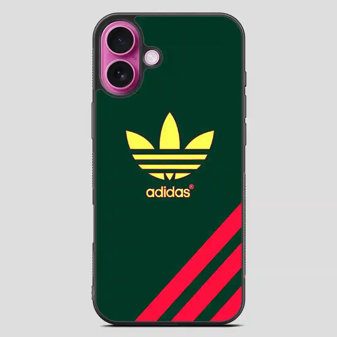 Adidas Logo Green iPhone 16 Plus Case