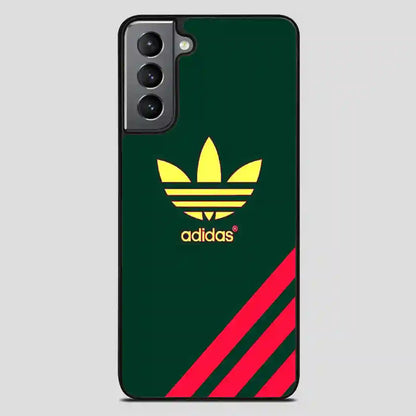 Adidas Logo Green Samsung Galaxy S21 FE Case