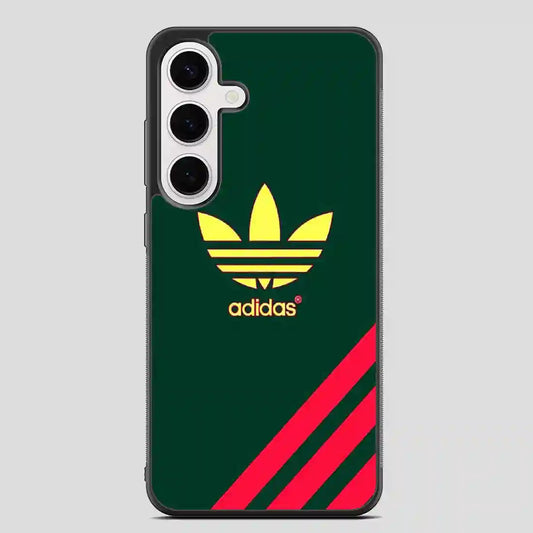Adidas Logo Green Samsung Galaxy S24 Plus Case