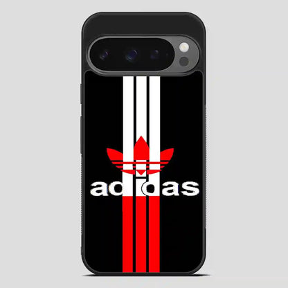 Adidas Logo Read Black Simple Google Pixel 9 Pro Case