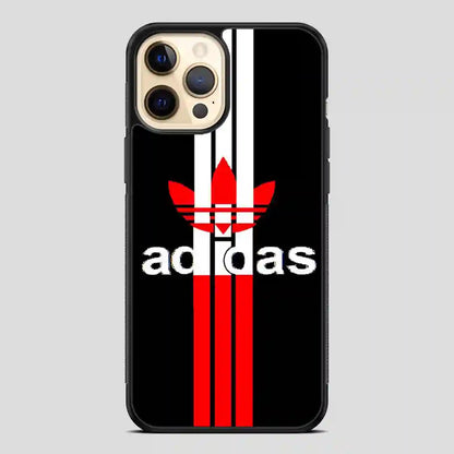 Adidas Logo Read Black Simple iPhone 12 Pro Case