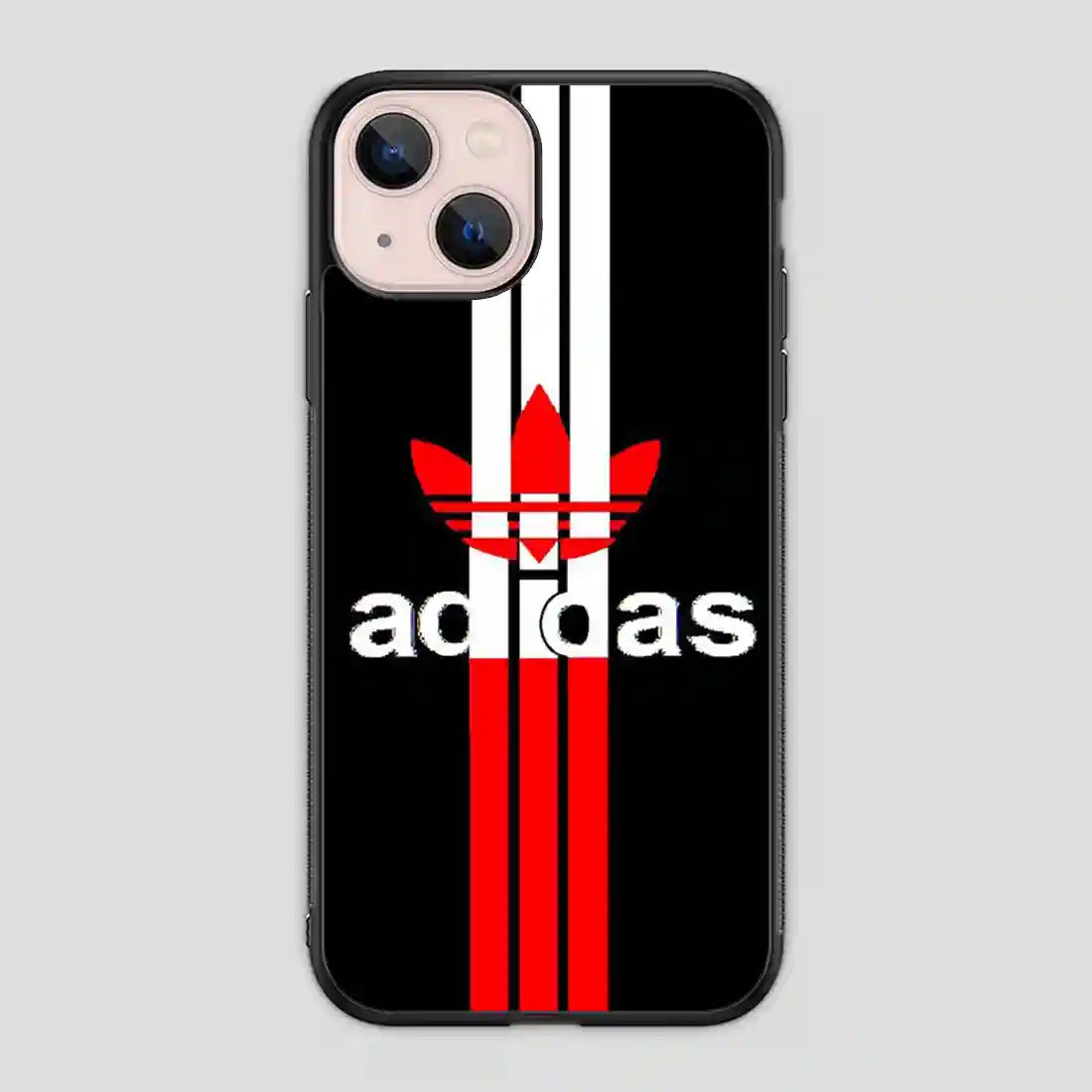 Adidas Logo Read Black Simple iPhone 13 Mini Case