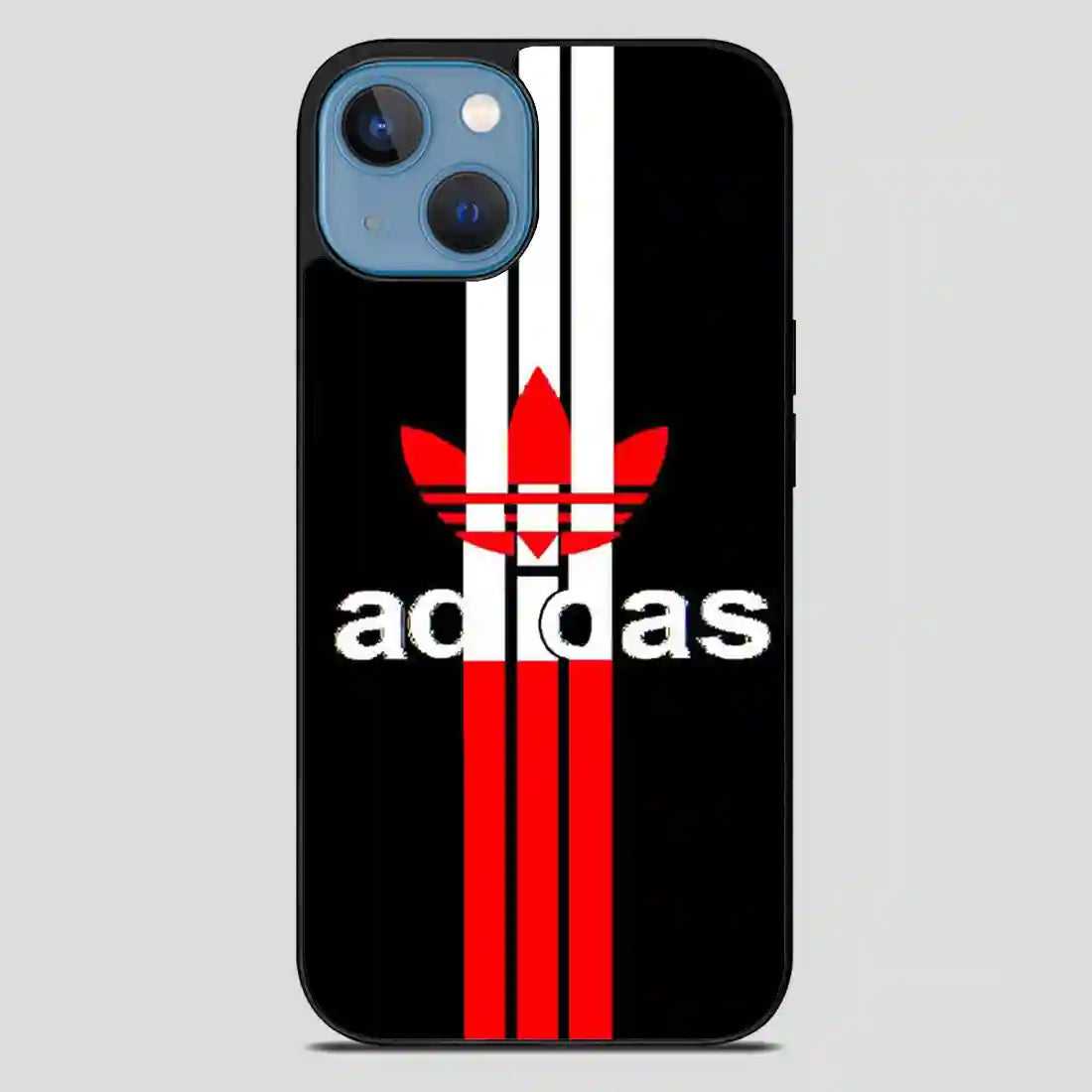 Adidas Logo Read Black Simple iPhone 13 Case