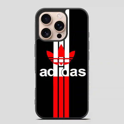 Adidas Logo Read Black Simple iPhone 16 Pro Case