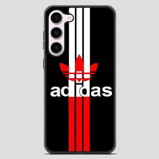 Adidas Logo Read Black Simple Samsung Galaxy S23 Case