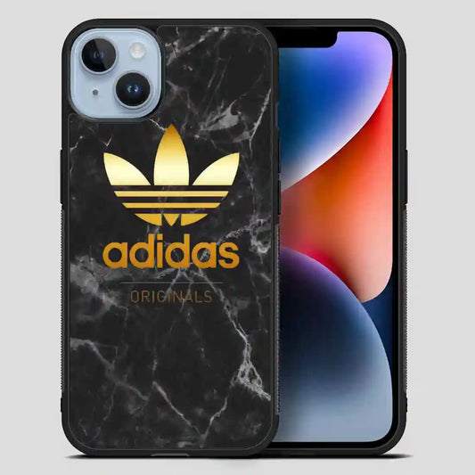 Adidas Marble Gold iPhone 14 Plus Case