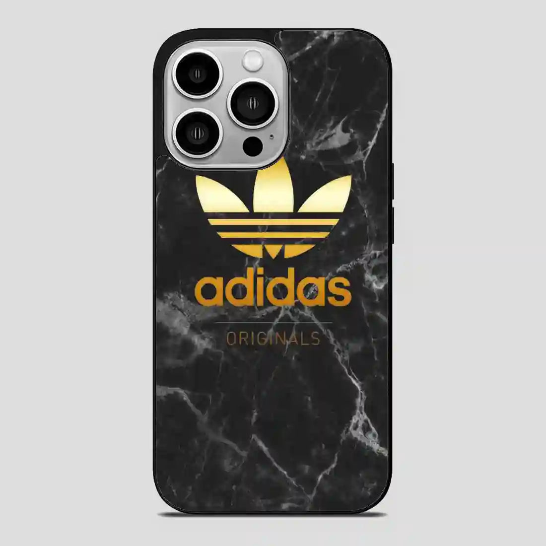 Adidas Marble Gold iPhone 14 Pro Case