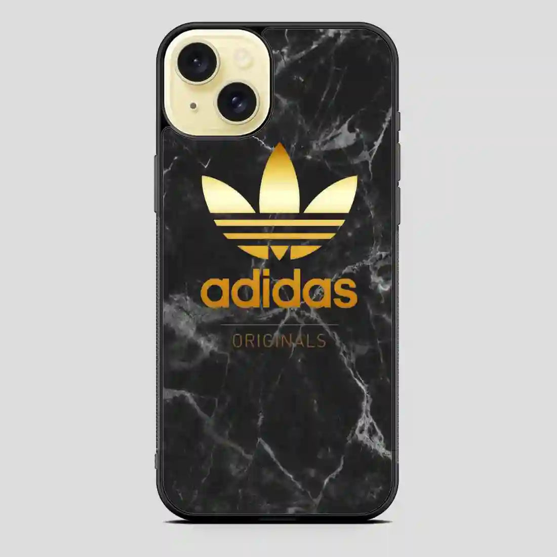 Adidas Marble Gold iPhone 15 Plus Case