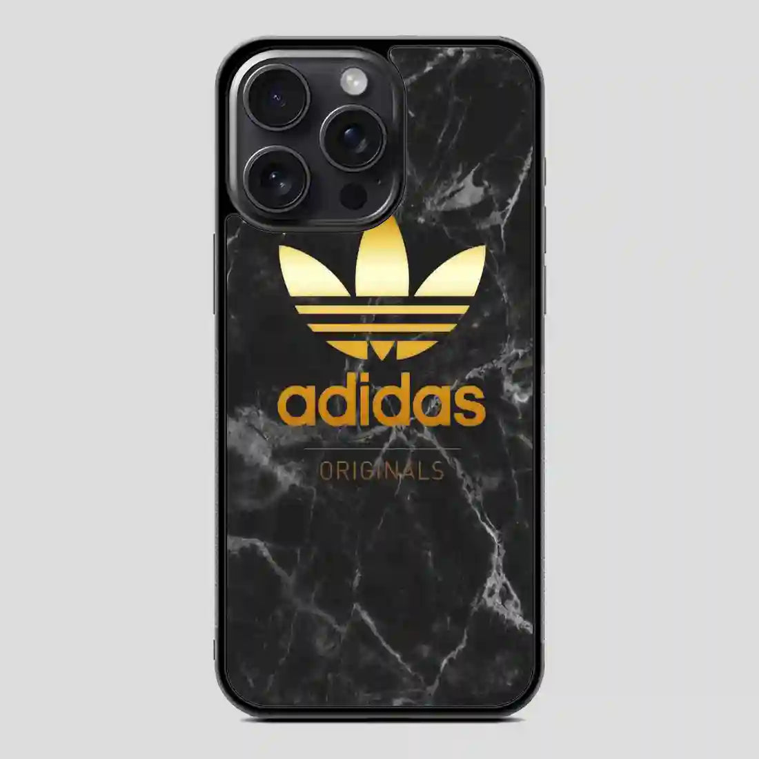 Adidas Marble Gold iPhone 15 Pro Case