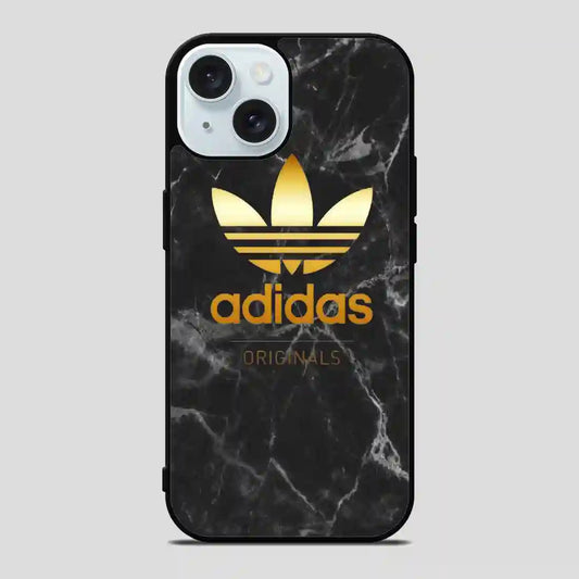 Adidas Marble Gold iPhone 15 Case