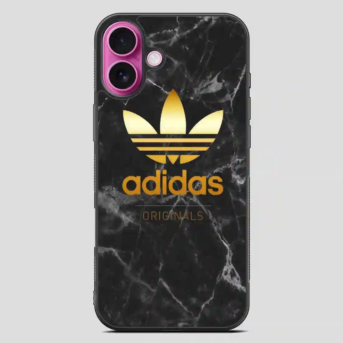 Adidas Marble Gold iPhone 16 Plus Case