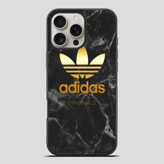 Adidas Marble Gold iPhone 16 Pro Max Case