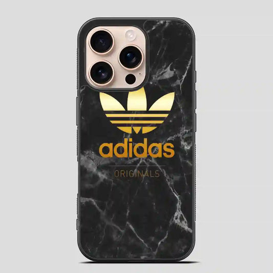 Adidas Marble Gold iPhone 16 Pro Case