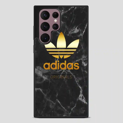 Adidas Marble Gold Samsung Galaxy S22 Ultra Case