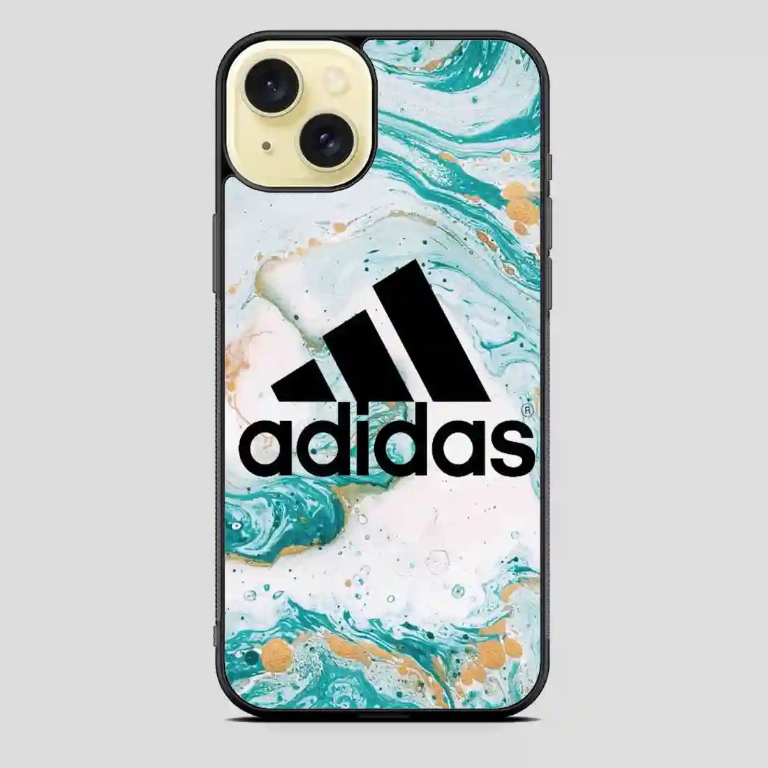 Adidas Matble Skyblue iPhone 15 Plus Case