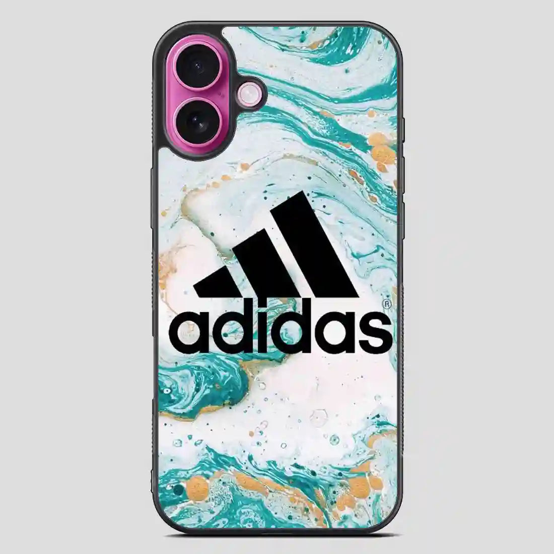 Adidas Matble Skyblue iPhone 16 Plus Case