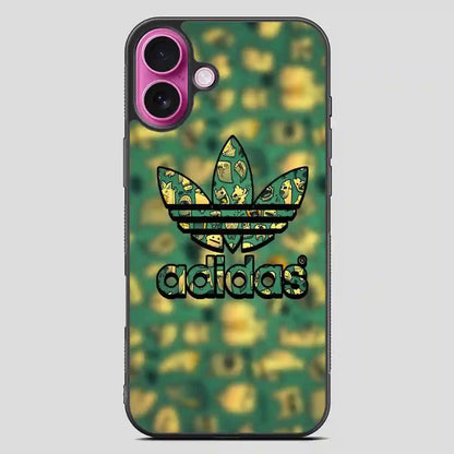 Adidas Pattern iPhone 16 Plus Case