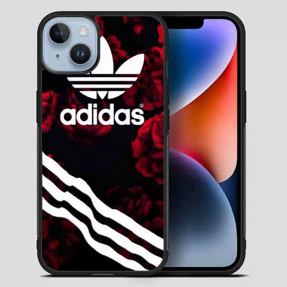 Adidas Red Color iPhone 14 Plus Case