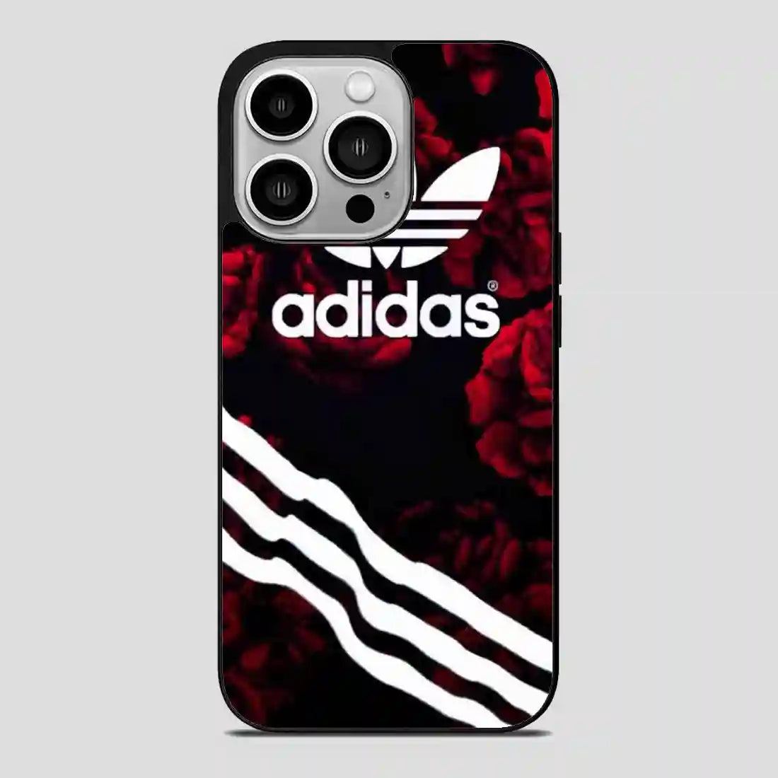 Adidas Red Color iPhone 14 Pro Case