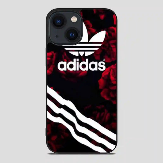 Adidas Red Color iPhone 14 Case