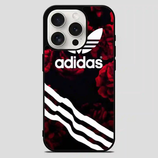 Adidas Red Color iPhone 15 Pro Max Case