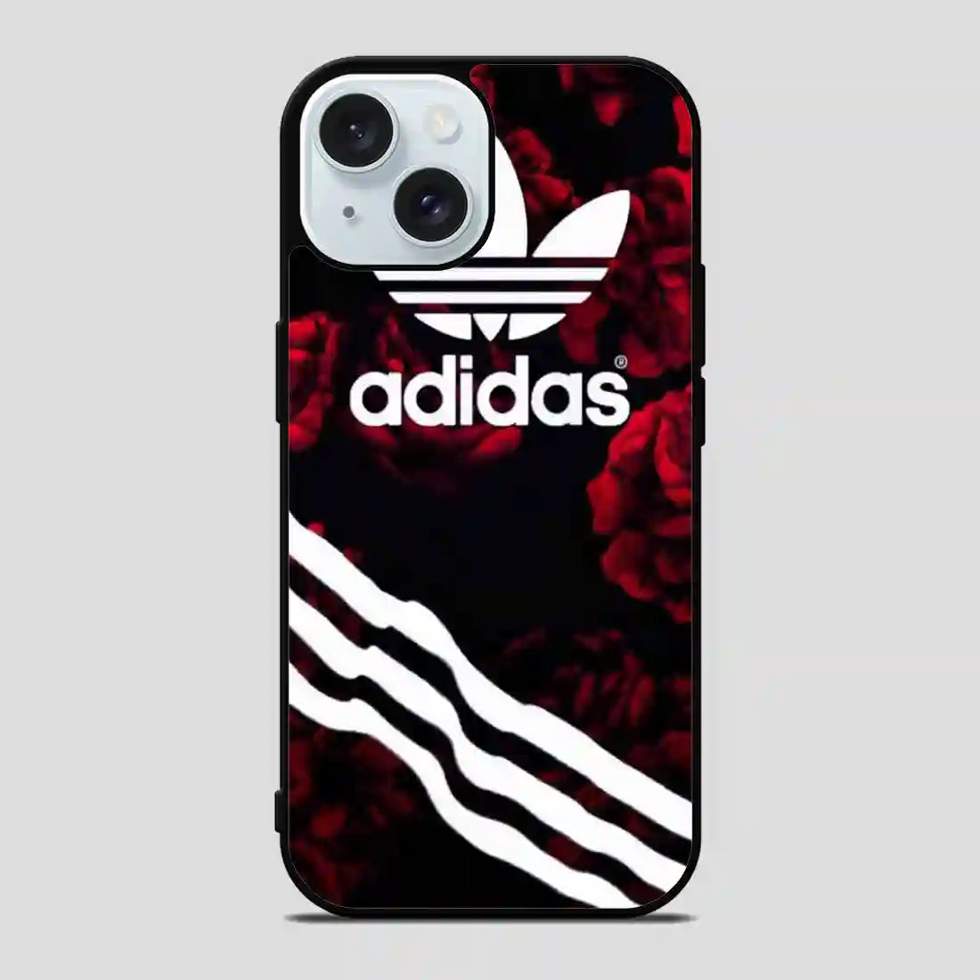 Adidas Red Color iPhone 15 Case