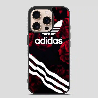 Adidas Red Color iPhone 16 Pro Case