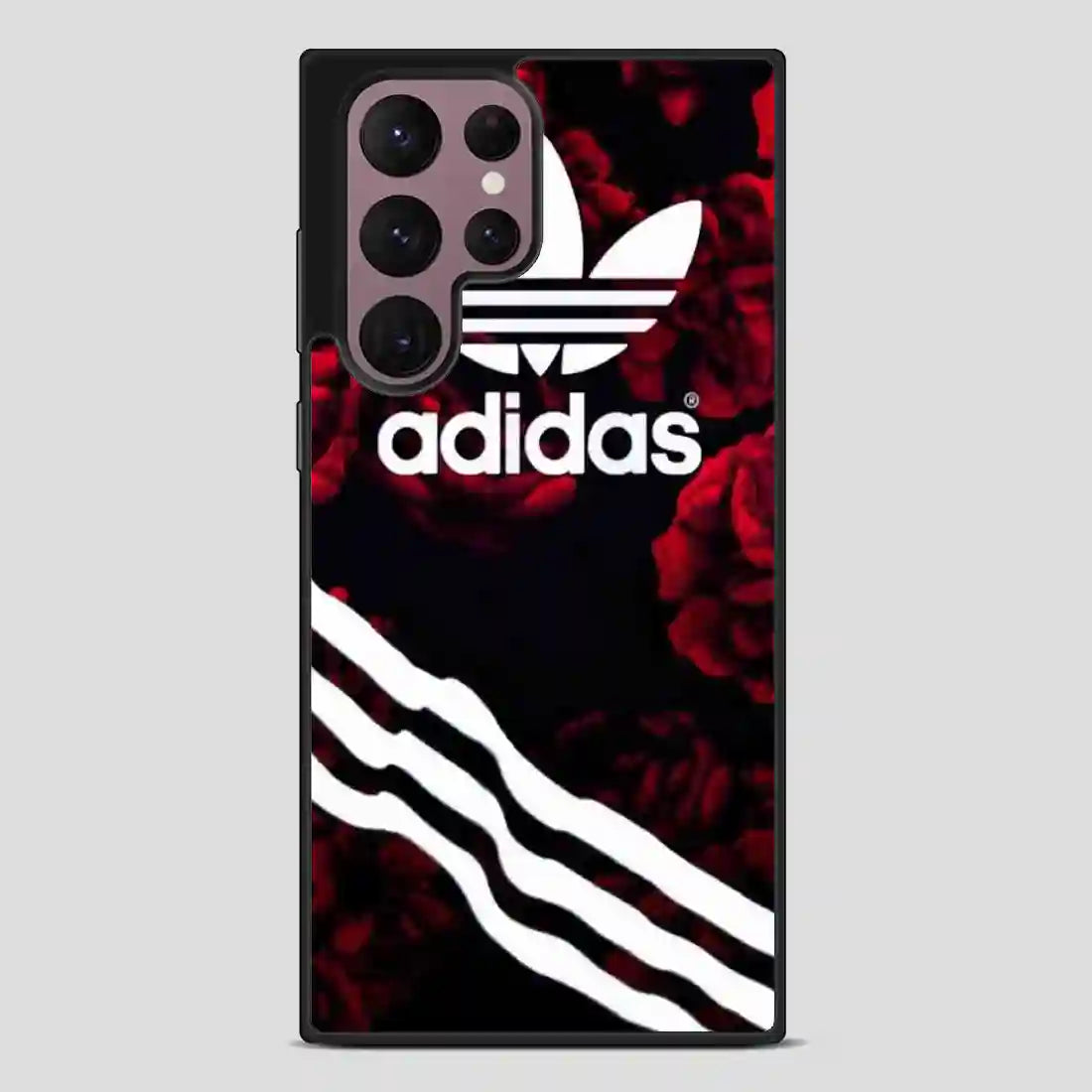 Adidas Red Color Samsung Galaxy S22 Ultra Case