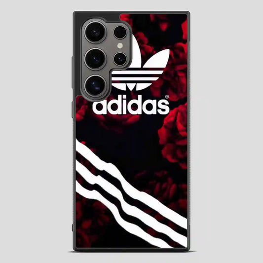 Adidas Red Color Samsung Galaxy S24 Ultra Case