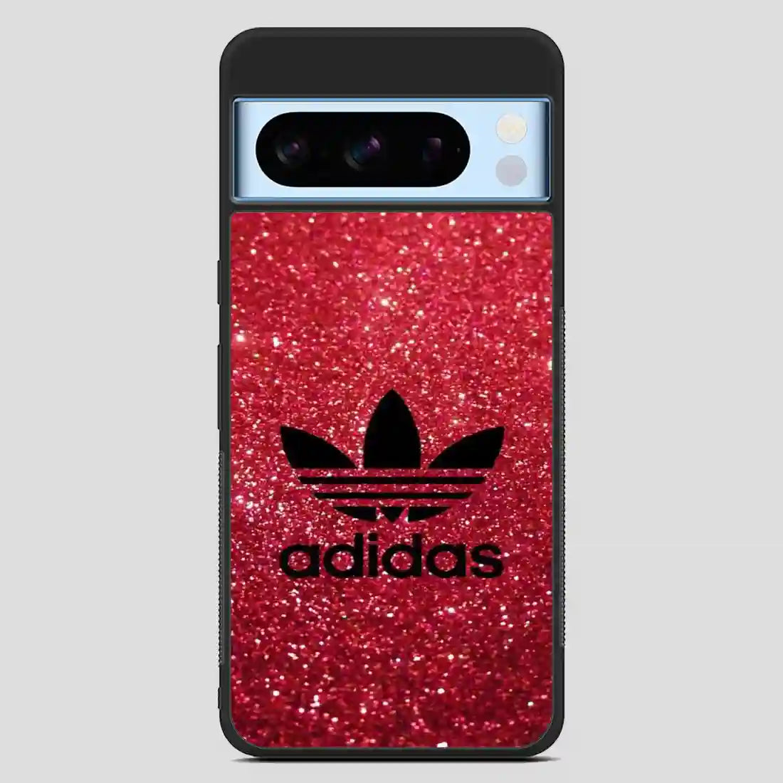 Adidas Red Glitter Google Pixel 8 Pro Case