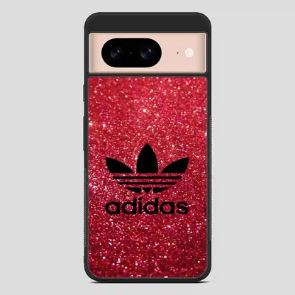 Adidas Red Glitter Google Pixel 8 Case