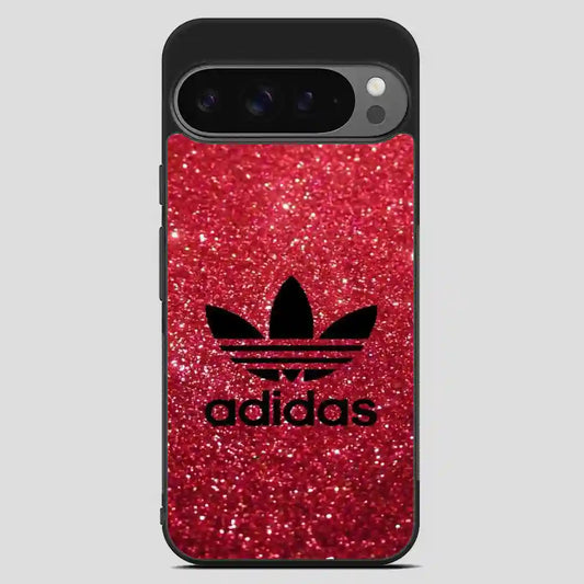 Adidas Red Glitter Google Pixel 9 Pro XL Case