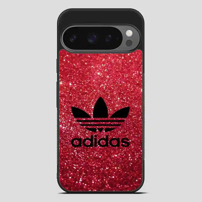 Adidas Red Glitter Google Pixel 9 Pro Case